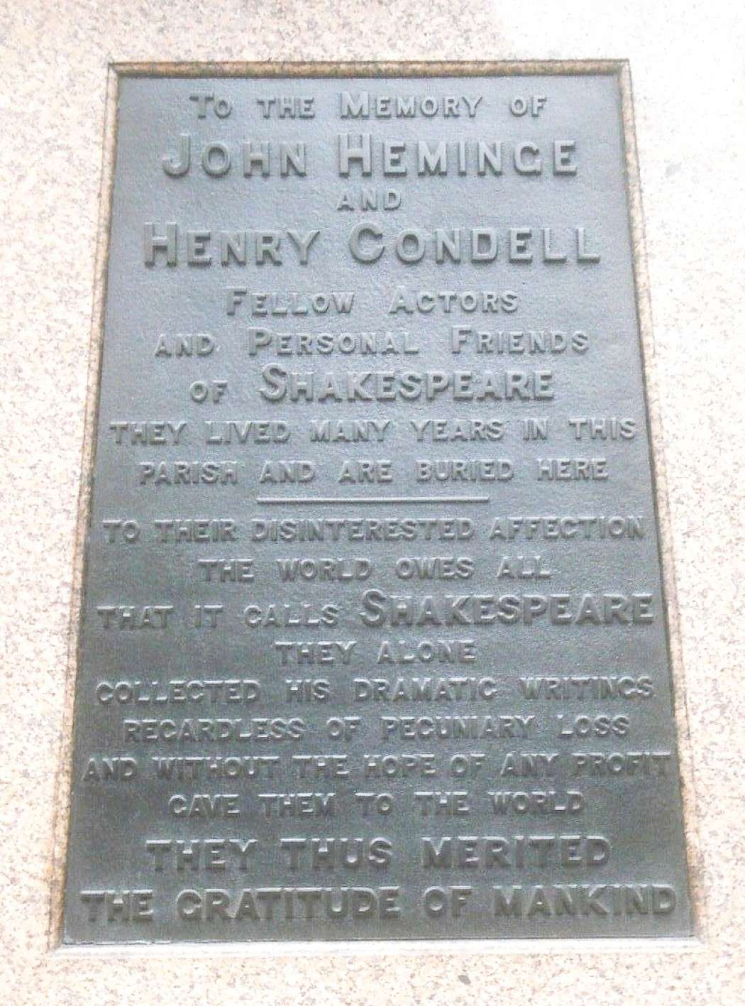 Henry D. 1627 Condell