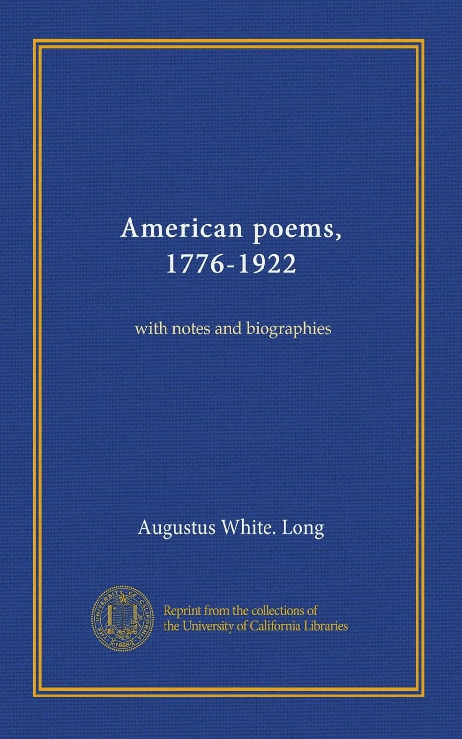 Augustus W. Long