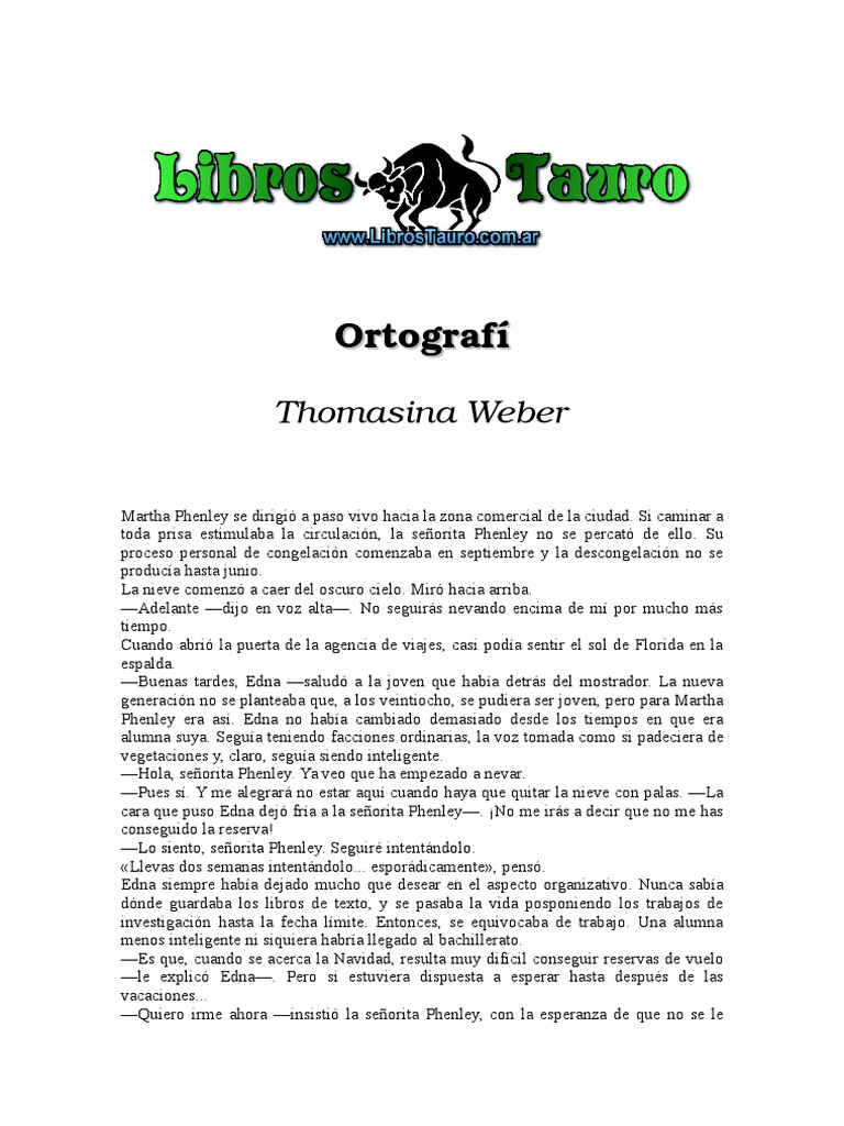 Thomasina Weber