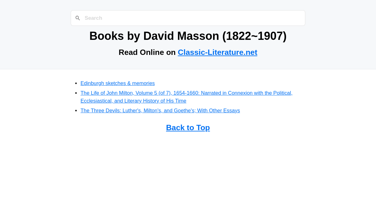 David 1822-1907 Masson