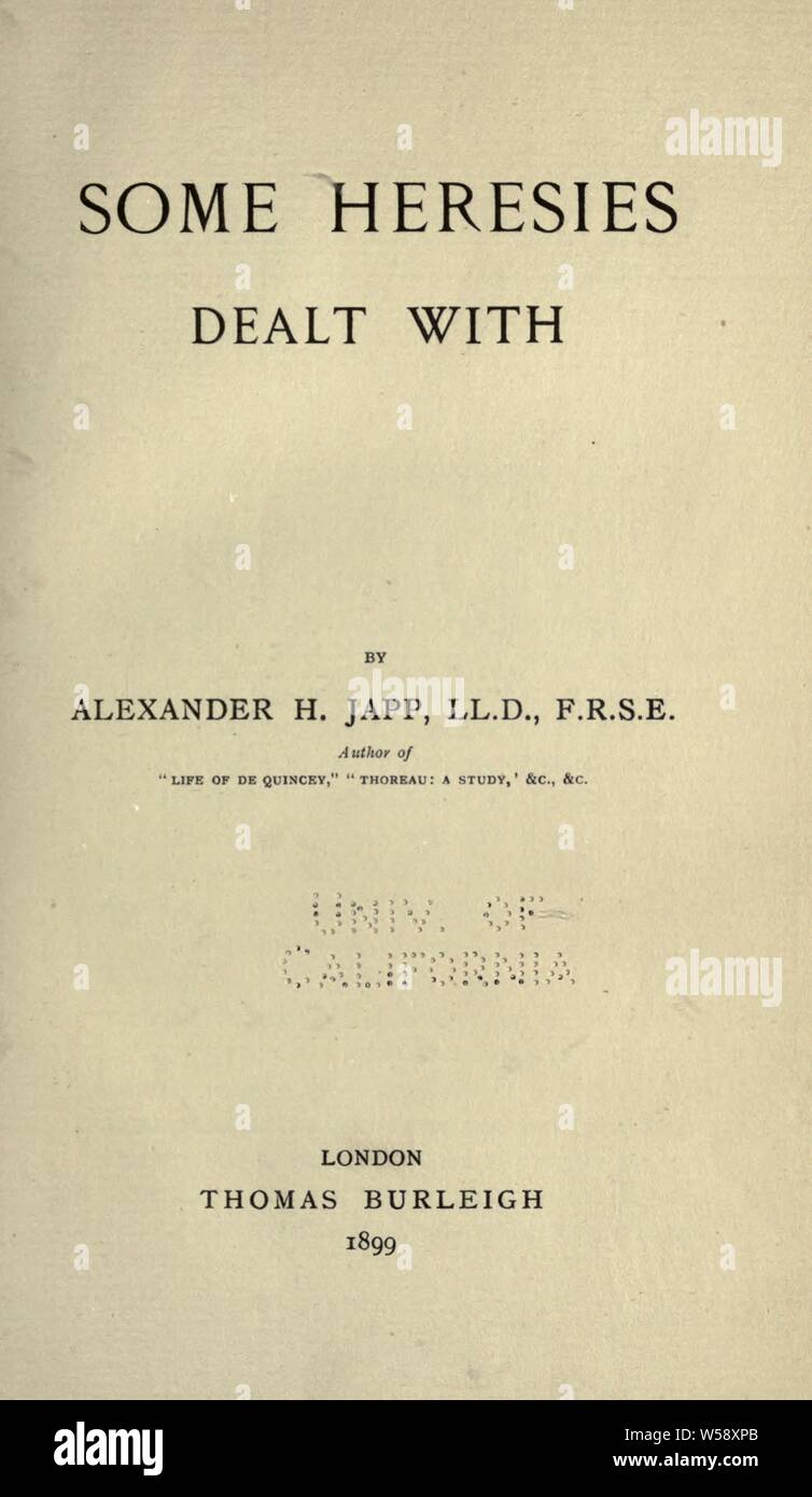 Alexander H. 1839-1905 Japp