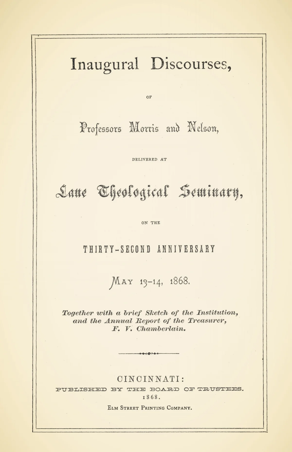 Rev D. Morris