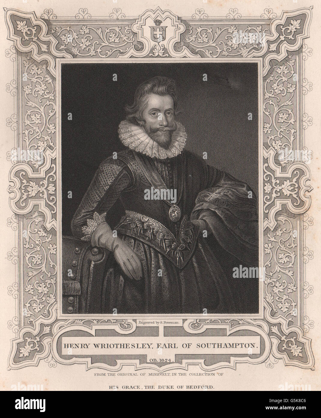 Earl of Southampton Henry Wriothesley