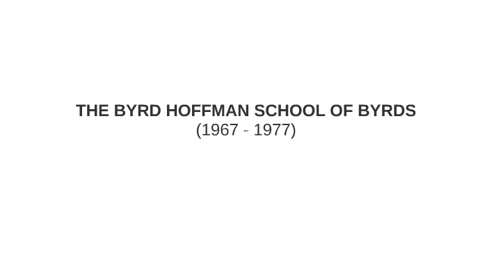 Byrd Hoffman
