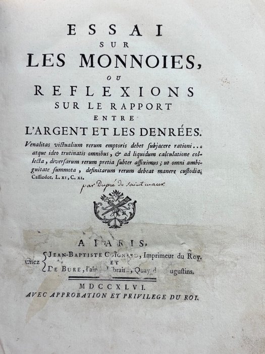 Nicolas-Francois Dupre De Saint-Maur