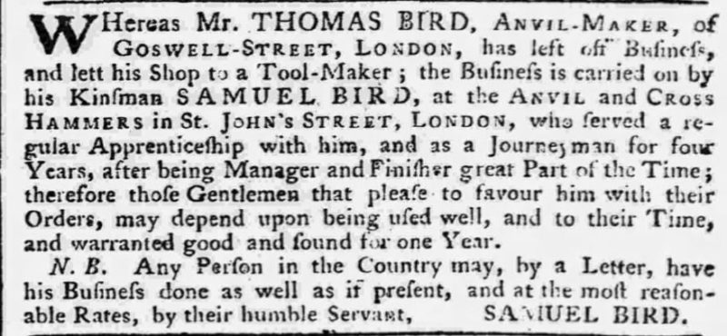 Samuel -1755 Birt