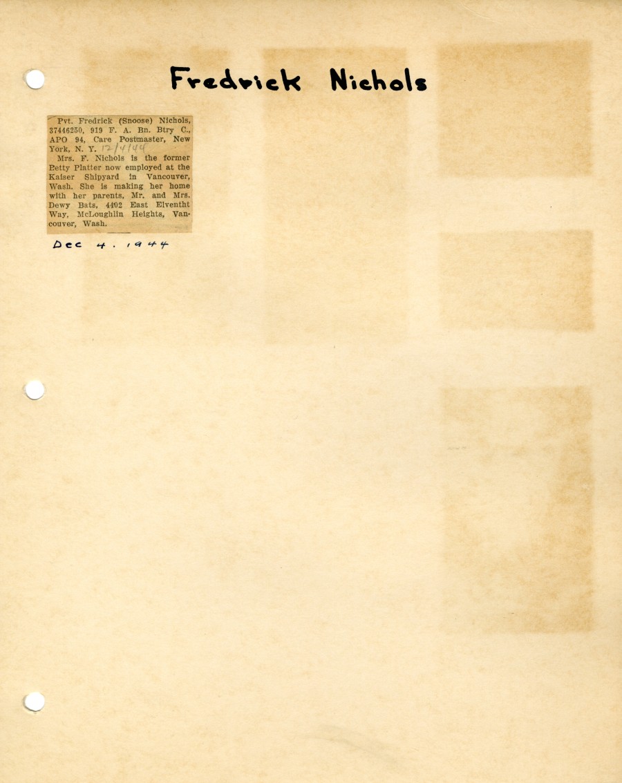 Frederick Day Nichols