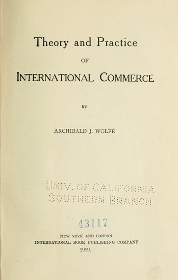 Archibald John 1878- Wolfe