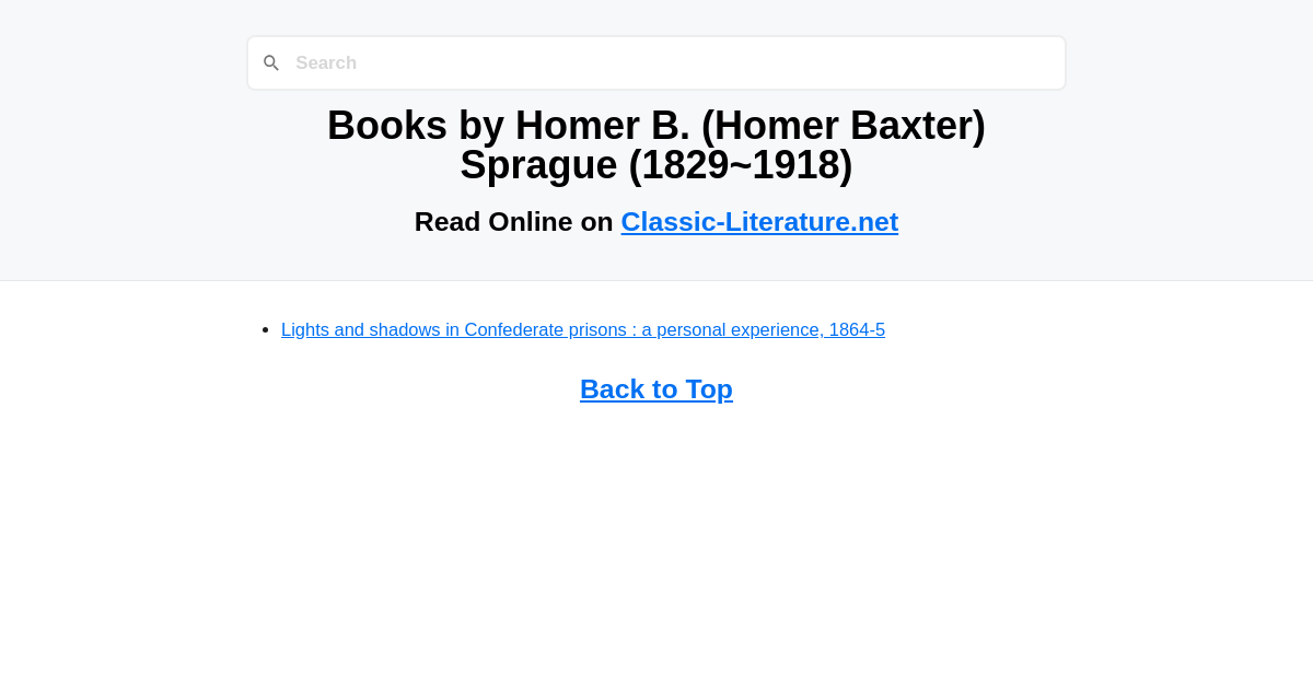 Homer B. (Homer Baxter) 1829-1 Sprague